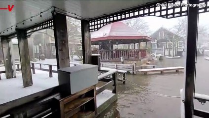 ‘Bomb Cyclone’ Forces Nantucket Resident to Battle Blizzard and Flooding Conditions