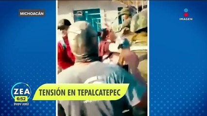 Civiles se enfrentaron con militares en Tepalcatepec