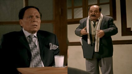 اضحك مع استاذ ورئيس قسم الكوميديا عادل امام وهو بيشتري قصيدة ابيع نفسي