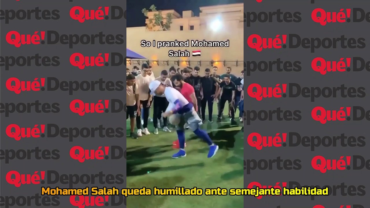 Mohamed Salah queda humillado ante semejante habilidad