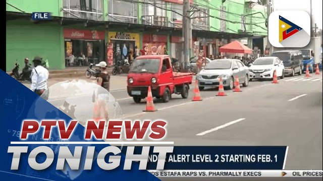 NCR to be placed under Alert Level 2 starting Feb. 1; Sec. Concepcion pushes for downgrading of NCR to Alert Level 1, to completely abolish Alert Level System | via Naomi Tiburcio