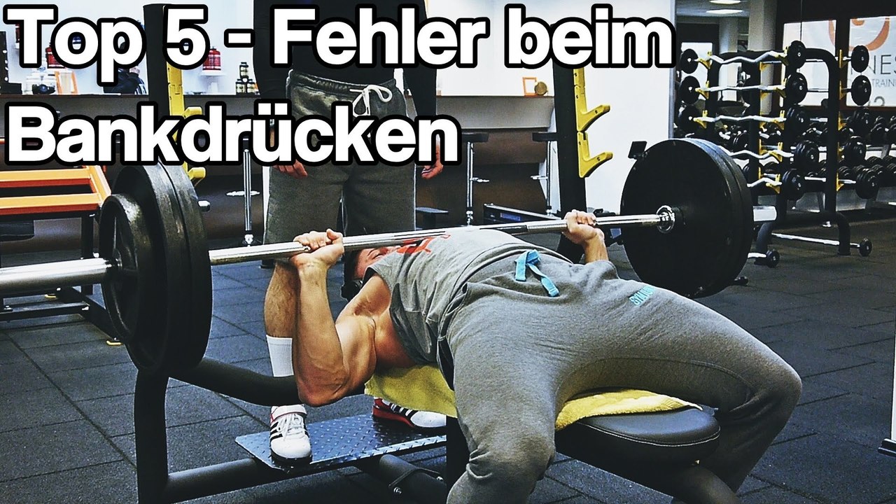 Training: 5 Fehler, die man niemals beim Bankdrücken machen sollte