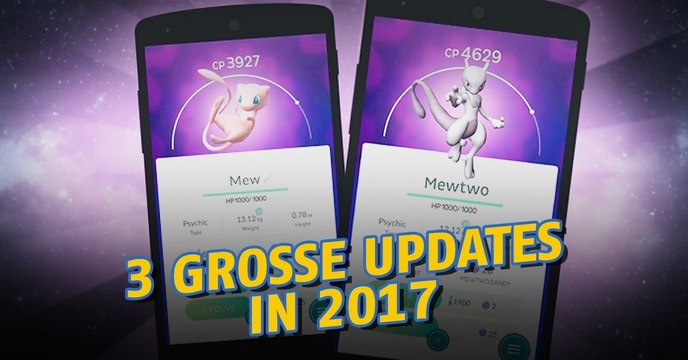 Pokémon GO: Niantic kündigt 3 weitere große Updates in 2017 an