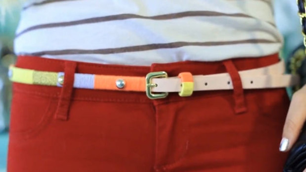Gestalten Sie Ihre Gürtel in nur wenigen Minuten um! Ein super einfacher Trick.