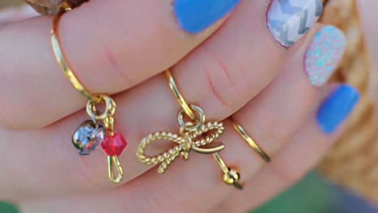 Stellen Sie einen modischen Fingerkuppenring ganz einfach selber her.