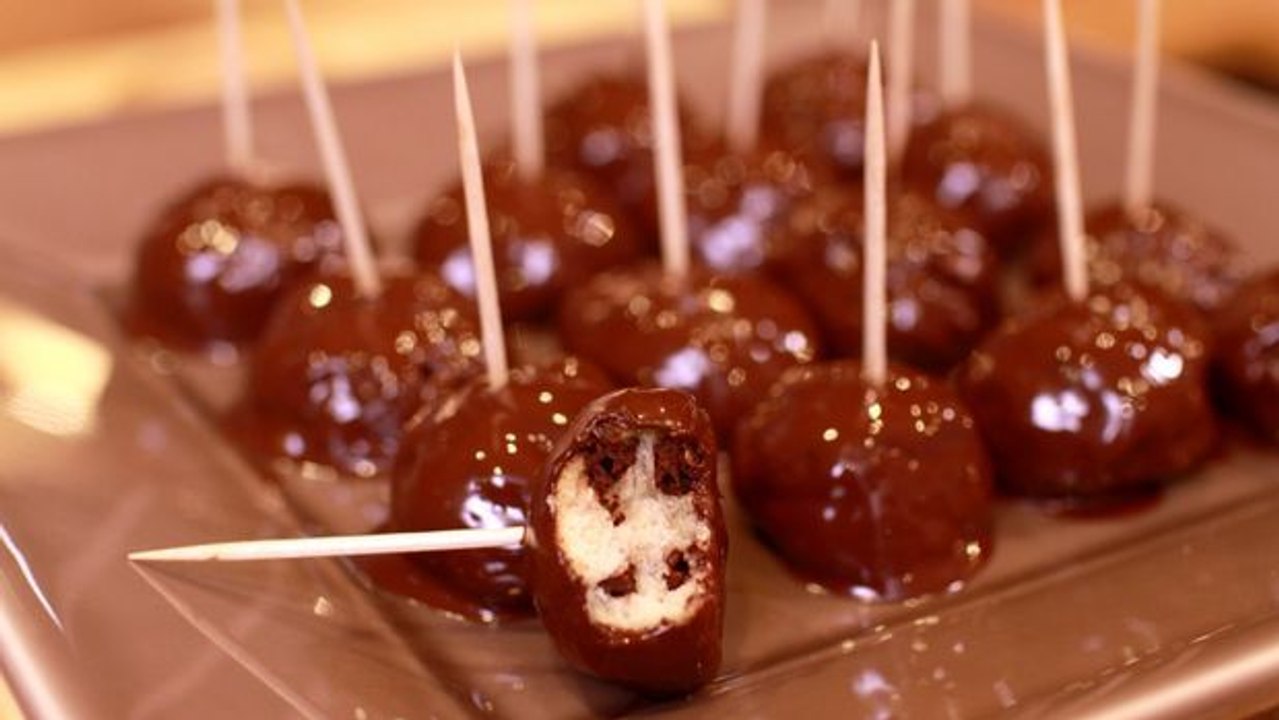 Leicht gemacht: Cookies-Schoko-Lutscher