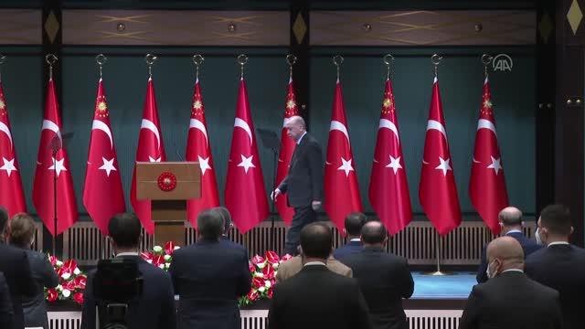 Cumhurbaşkanı Erdoğan: Değişen şartlara ve ihtiyaçlara göre kabinede revizyona gitmemiz gayet tabiidir