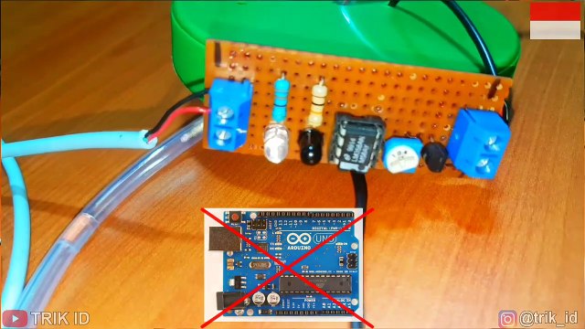 Hand Sanitizer Otomatis TANPA ARDUINO - Sensor Proximity Rakitan Sendiri -