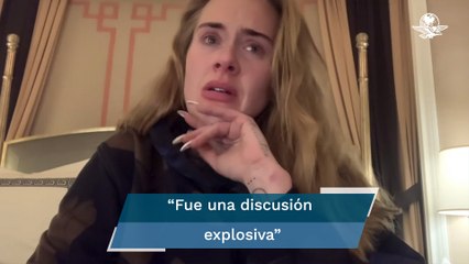 Revelan fuerte pelea de Adele antes de suspender sus shows