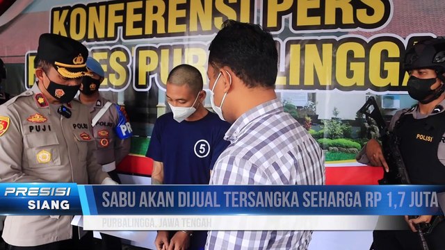 Satresnarkoba Polres Purbalingga Ringkus Pengedar Sabu yang Sempat Kabur dan Buang Barang Bukti