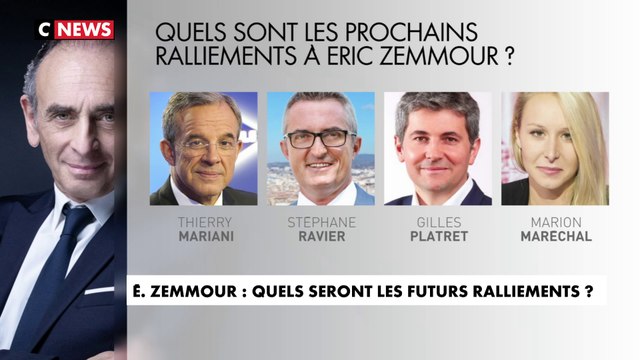 Éric Zemmour : quels seront les futurs ralliements ?
