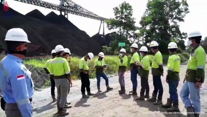 Presiden Jokowi Groundbreaking Proyek Hilirisasi Batu Bara Menjadi Dimetil Eter, Kab. Muara Enim