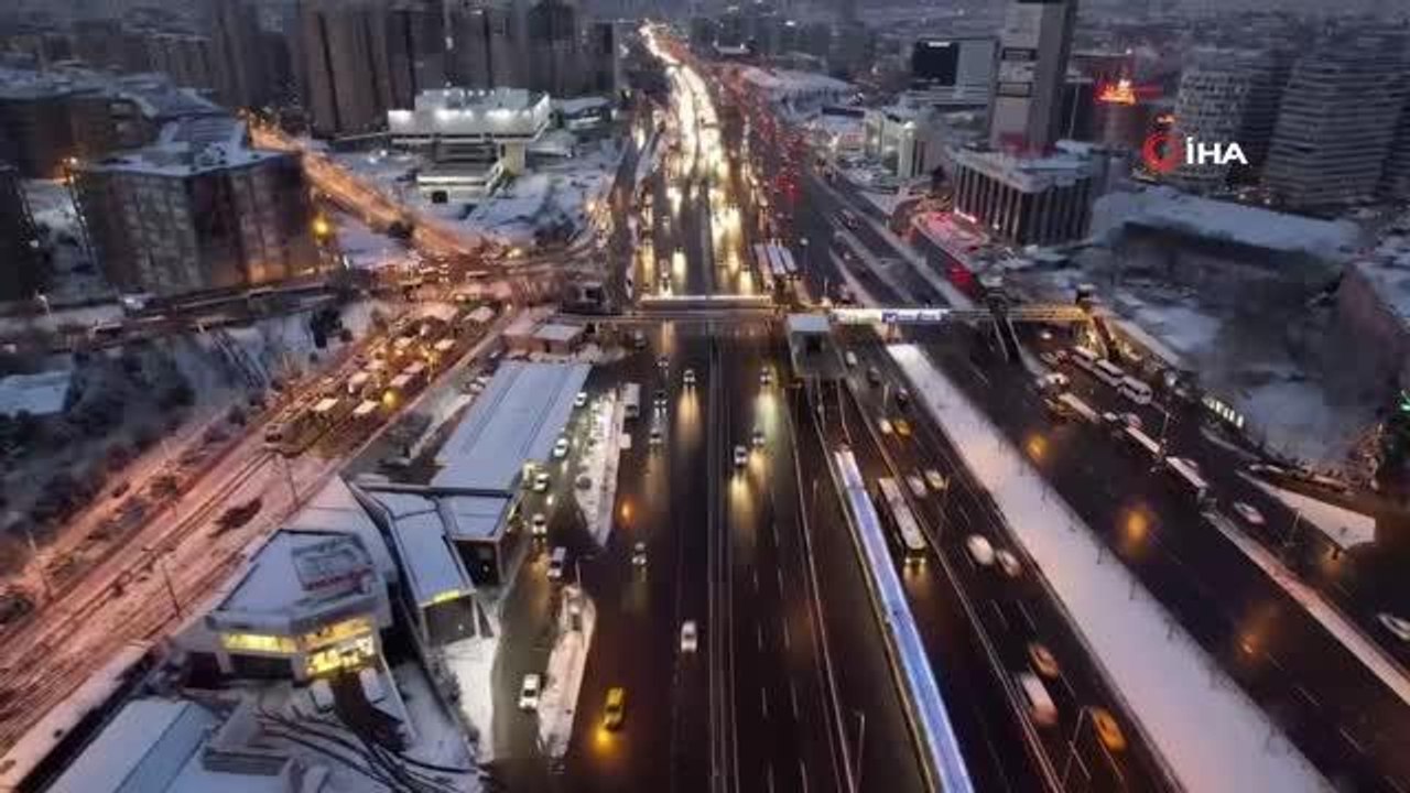 İstanbul'da trafik yoğunluğu