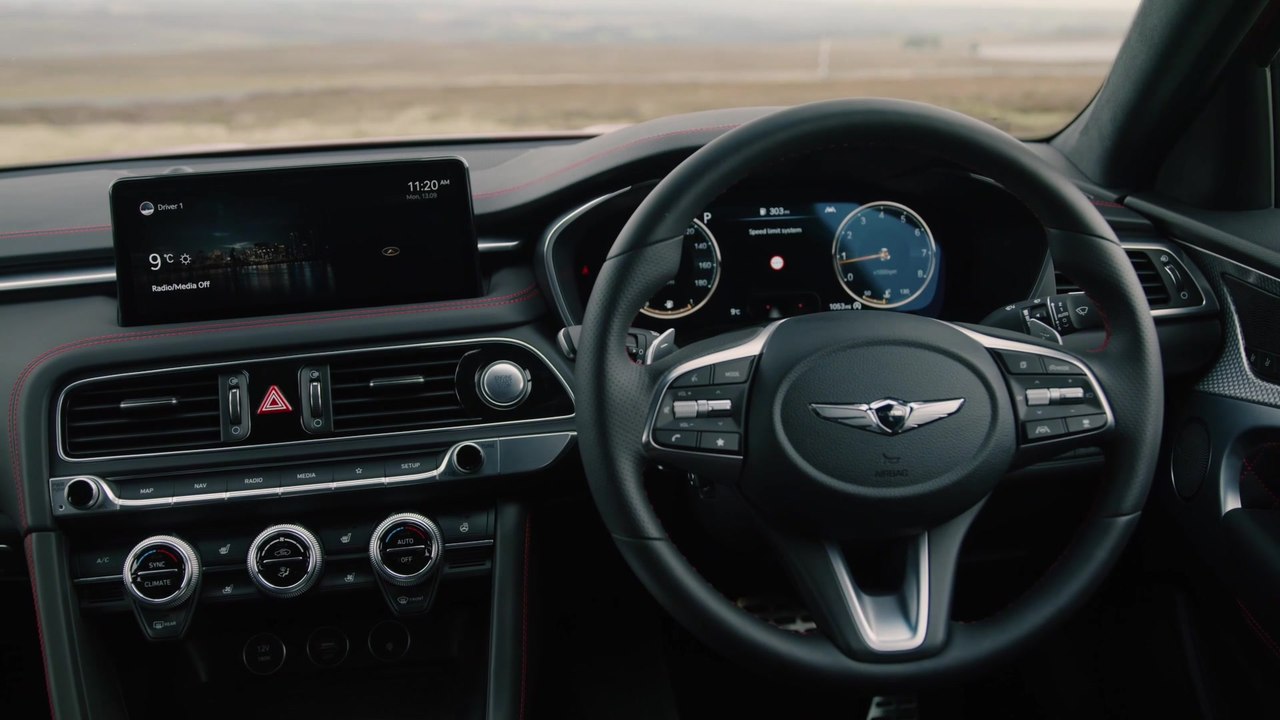 The new Genesis G70 Interior Design
