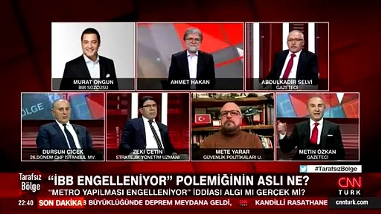 İBB Sözcüsü Murat Ongun'dan canlı yayında Ahmet Hakan'a tepki