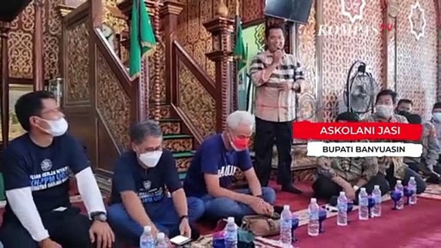 Ganjar Pranowo Blusukan ke Banyuasin, Dikenalkan Bupati ke Warga Sebagai Capres