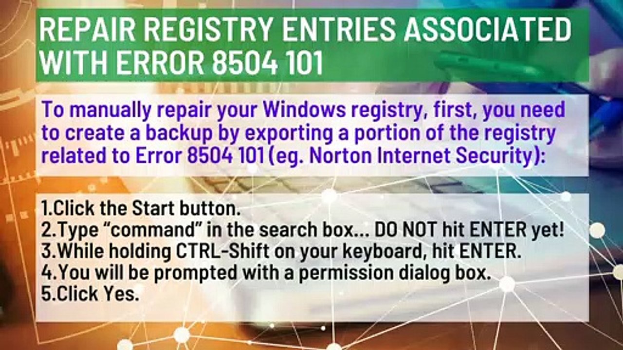 How to Fix Norton Error 8504 & 101 | Fix Norton Internet Security Error 8504 104 and 101