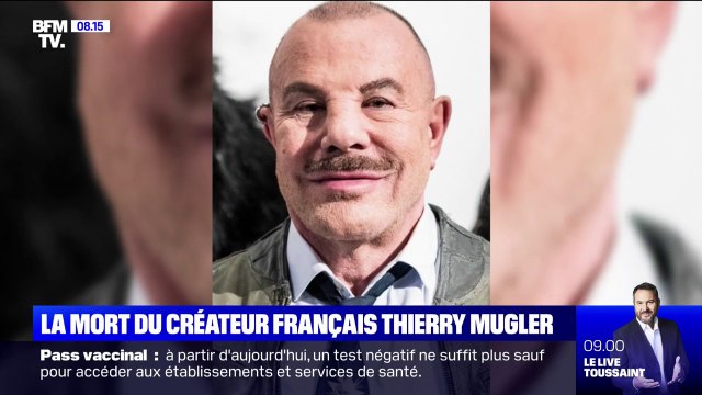 Grand couturier et homme de spectacle, Thierry Mugler est mort à l'âge de 73 ans