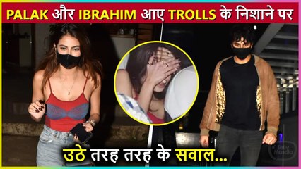 Drugs..Raid & More... Palak Tiwari BRUTALLY Trolled For Hiding Face With Ibrahim Ali Khan