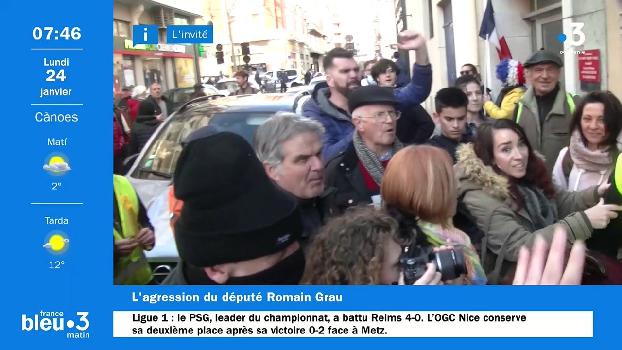 Le député des Pyrénées-Orientales Romain Grau raconte son agression