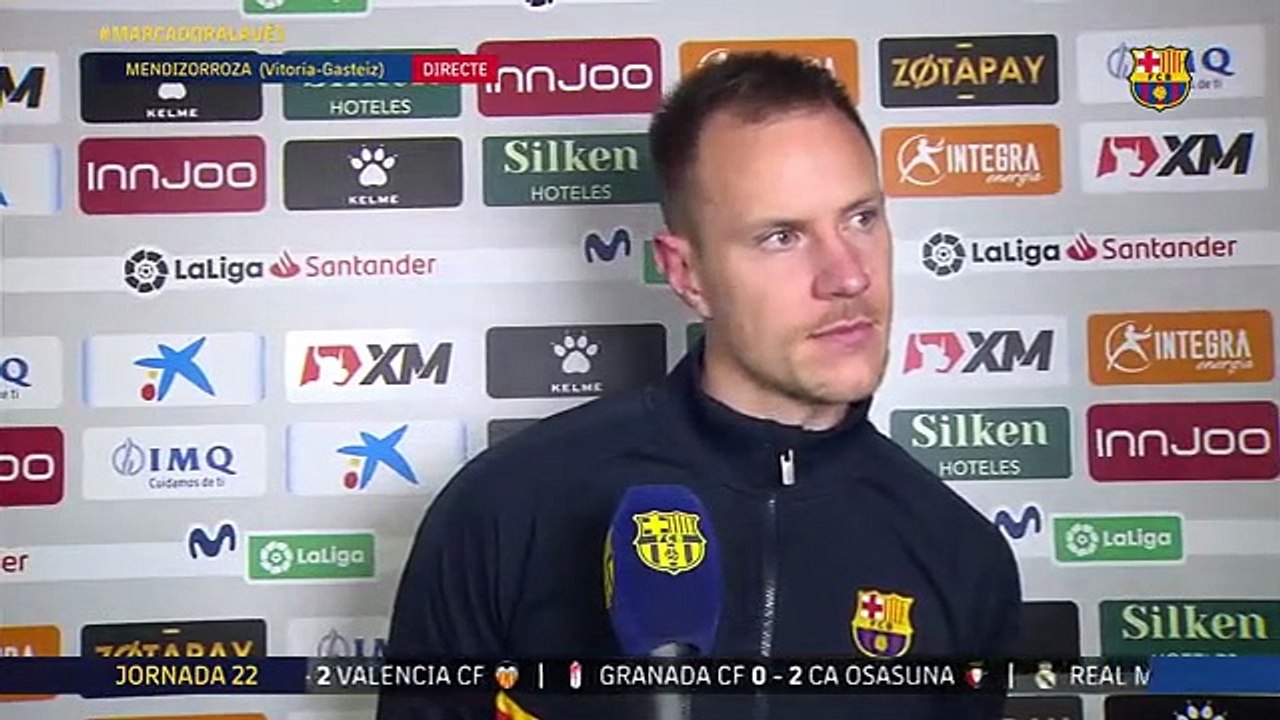 Declaraciones de Ter Stegen tras el Alavés-Barça / FCB