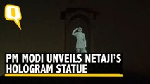Netaji Subhash Chandra Bose’s Hologram Statue Unveiled by PM Modi at India Gate