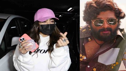 Expression Queen Rashmika Mandana Airport पर आईं नजऱ,  श्रीवल्ली  को देख पागल हुए फैंस | FilmiBeat