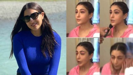 Sara Ali Khan के चेहरे पर मेकअप करवाते हुए फूटा बल्ब, एक्ट्रेस की निकली चीख, Video Viral | FilmiBeat