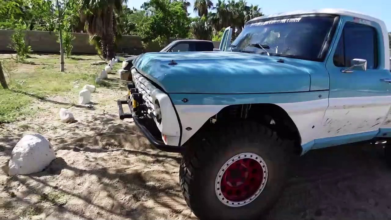 1969 F100 Prerunner with 25 Ford Raptors in Baja Offroad!