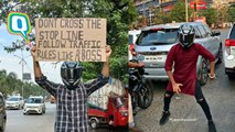Watch the Signal Helmet Guy Who Dances To Raise Traffic Awareness