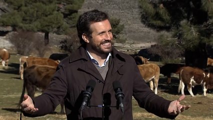 Casado olvida su promesa de visitar una macrogranja en Palencia