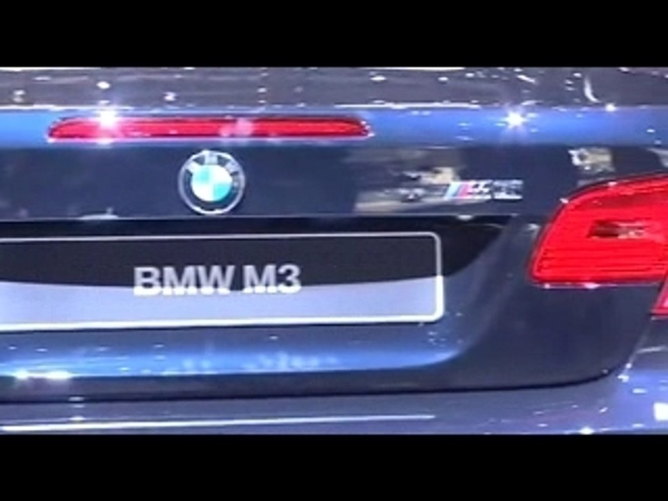 BMW at the Geneva Motor Show 2008. BMW M3 Convertible.