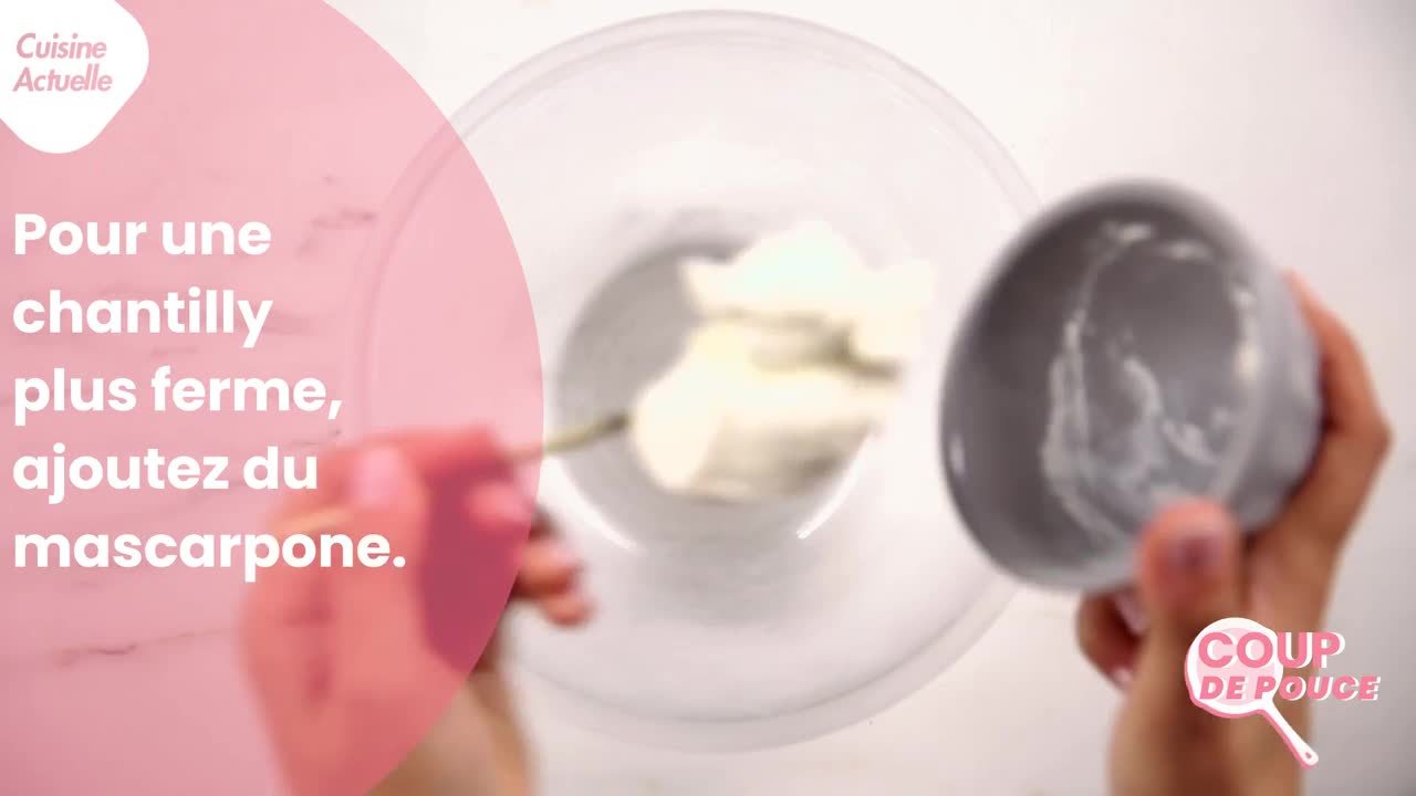 Crème épaisse ou crème liquide : laquelle utiliser pour une crème chantilly  ? - Cuisine Actuelle