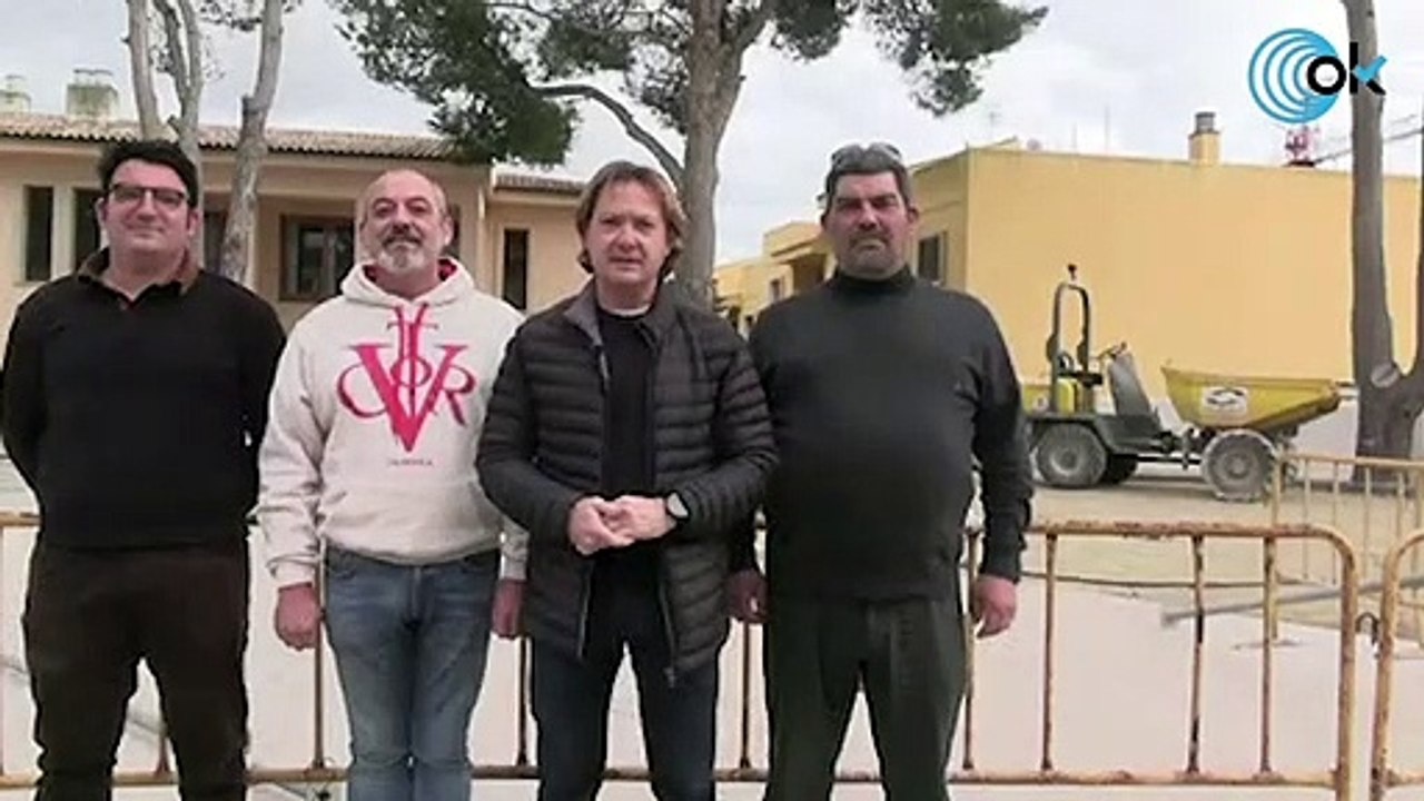 El líder de Vox en Baleares, Jorge Campos, explica la presentación  de una querella por el derribo de una cruz cristiana