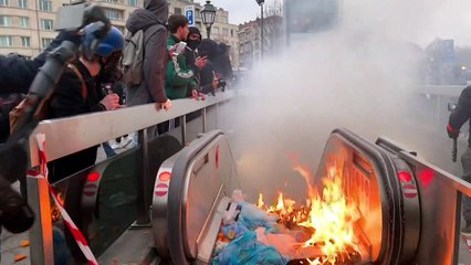 Belgique: heurts en marge d'une manifestation contre les restrictions sanitaires