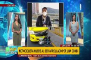 Arequipa: motociclista muere al ser arrollado por combi que iba a excesiva velocidad