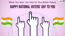 Happy Voters’ Day 2022 Messages: Share Inspiring Quotes for Young Voters, Greetings and Wishes