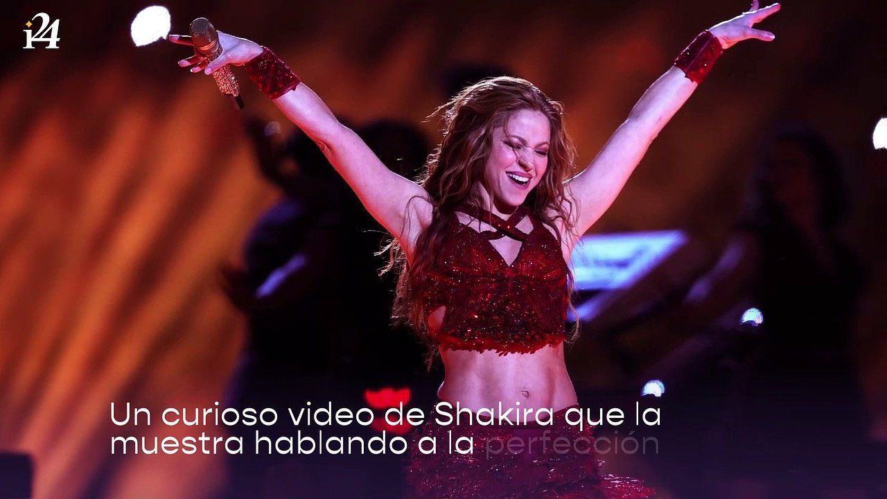 Viralizan video de Shakira en el que habla a la perfección seis idiomas