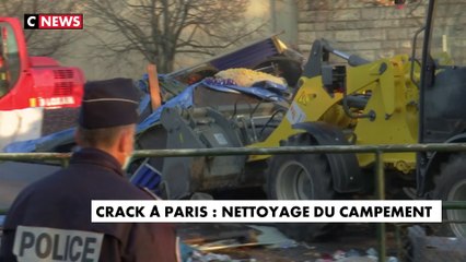 Crack à Paris : nettoyage du campement