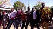Ouagadougou residents celebrate detention of Burkina Faso president Kabore