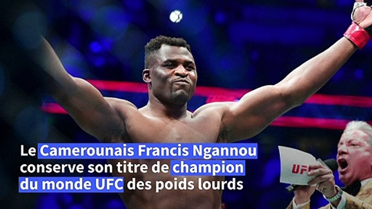 Francis Ngannou, champion UFC des poids lourds: "le boss, c'est moi"