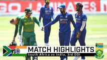 India vs South Africa 3rd ODI 2022 Highlights | SA vs IND 3rd ODI 2022 Highlights
