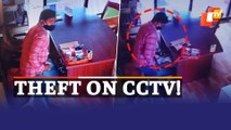 Caught On Cam: Miscreant Stealing Cash From Shop Cash Counter