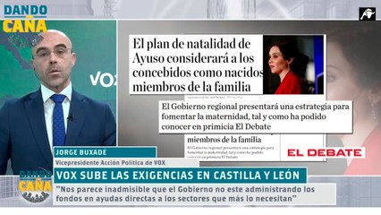 Jorge Buxadé carga contra el Partido Popular por sus vaivenes en la defensa de la vida