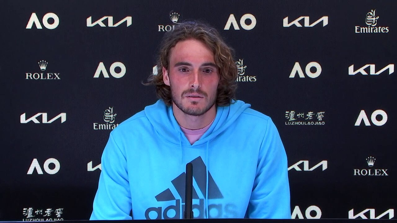 Open d'Australie 2022 - Stefanos Tsitsipas : "I haven't played too much against Matteo Berrettini and Jannik Sinner to know who I would prefer to play"