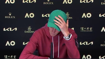 Open d'Australie 2022 - Jannik Sinner winner of Alex de Minaur in Melbourne : "It was a complicated test for me":  "It was a complicated test for me"