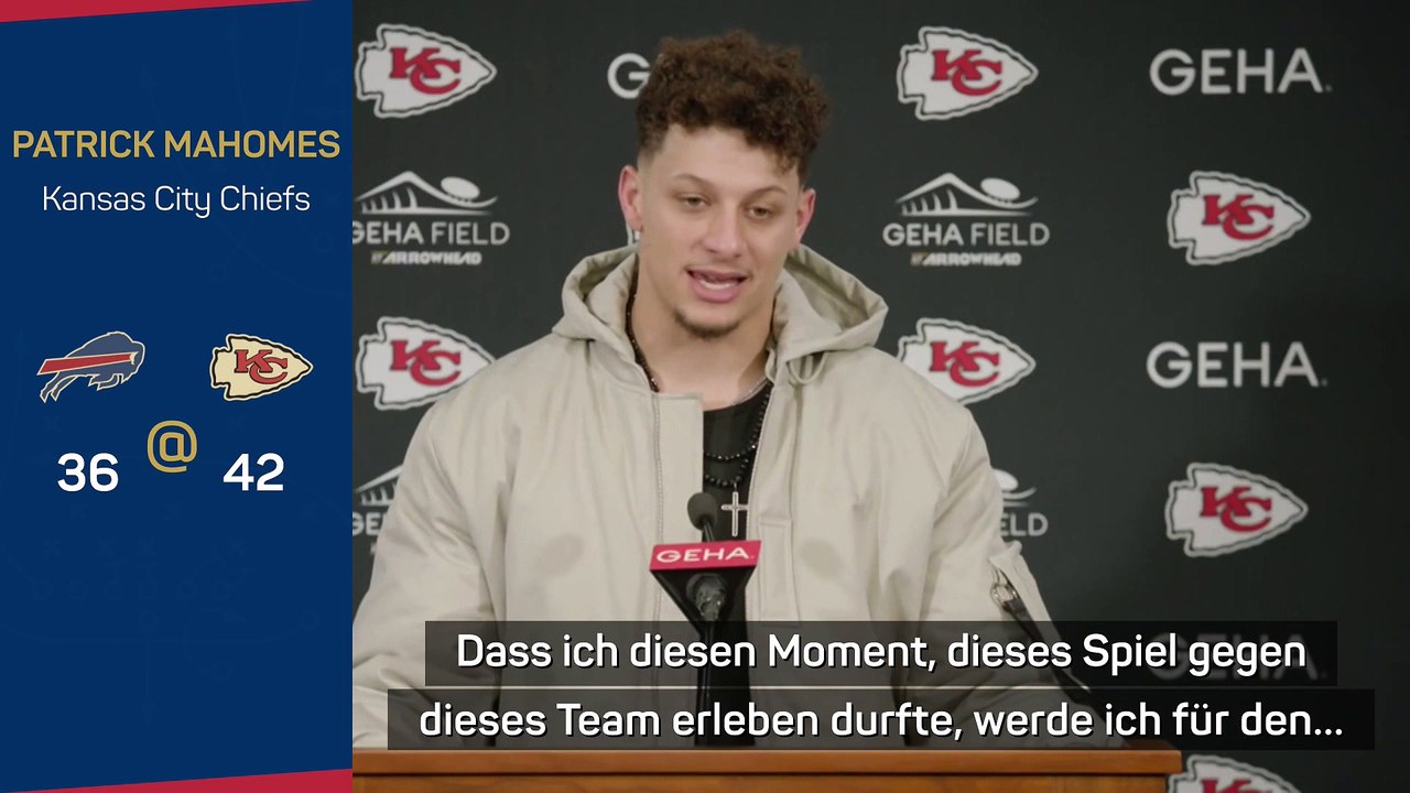 Mahomes: 'Werde dieses Spiel nie vergessen'
