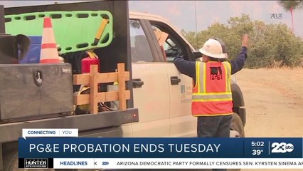 PG&E probation set to end