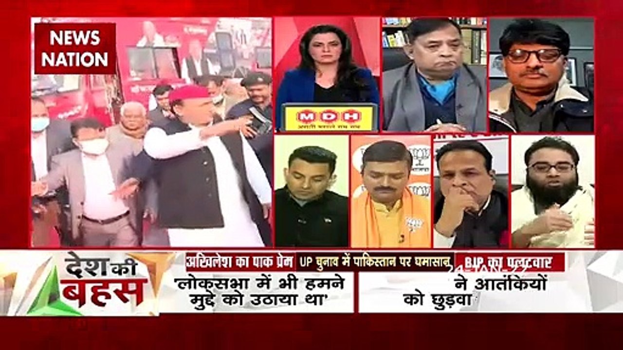 Desh Ki Bahas : देश का मुसलमान जिन्ना को सबसे बड़ा दुश्मन मानता है : डॉ. शोएब जमई