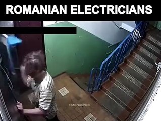 La vie horrible d'une armoire électrique dans un immeuble en roumanie